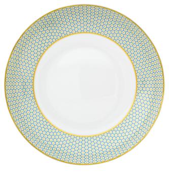 Rim soup plate turquoise - Raynaud